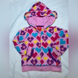 Simple Kids Hoodie - Pink and Multicolor